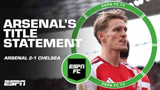 ‘Martin Ødegaard looked SUBLIME!’ 🤩 Arsenal backed for another title after Chelsea win | ESPN FC
