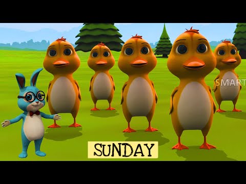 🎉 7 Days of the Week Song for Kids | Learn Days with Fun Animal Animation! 🐶📅🐘 | Days of the Week