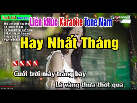 Liên Khúc Karaoke Tone Nam Hay Nhất Tháng – Tình Yêu Quê Hương Đất Nước Bất Hủ