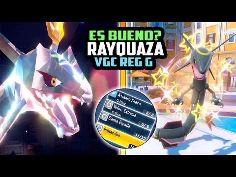 ✅Que tan bueno es RAYQUAZA SHINY en PVP? ✅VGC REGULACION G 2025 ✅POKEMON SV