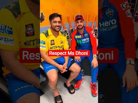 Sameer Rizvi Respect  For Ms Dhoni #shortsfeed #viral