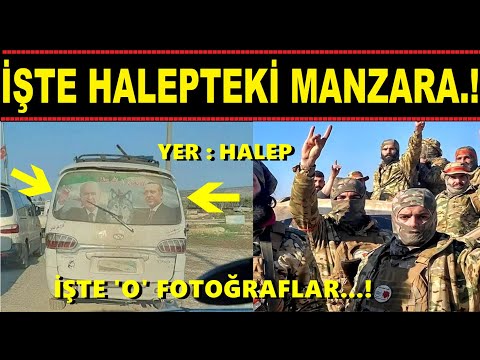 BU FOTOĞRAF HİÇ BİR YERDE YOK.! İŞTE HALEP'TEKİ MANZARA..!