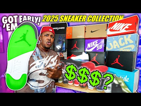 MY 2025 SNEAKER COLLECTION! How Much Did I SPEND? & EARLY HEAT You've Been WAITING FOR!