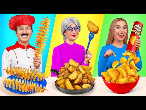 Me vs Grandma Cooking Challenge | Delicious Kitchen Hacks by Mega DO Challenge