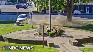 YouTube video thumbnail: 67-Year-old Accused of Drunk Driving After Doing Donuts on Indiana Courthouse Lawn