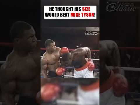 2 METERS! HE THOUGHT IT WOULD MAKE A DIFFERENCE.. #boxing #foryou #shorts #fyp #miketyson