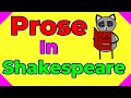 Shakespeare's Prose and Verse Analysis