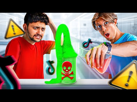 On teste les PIRES Expériences Tiktoks... (on a été choqué, avec  @Clinkoo  )