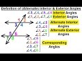 Defining Interior and Exterior Angles