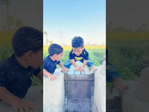 علي ويوسف مش عارفين يفتحو البوابه 😂