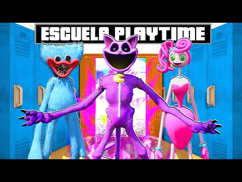 ENTRO EN LA ESCUELA DE POPPY PLAYTIME CAPITULO 3 EN GTA 5 !! (Increible)