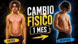 CAMBIO FISICO EN UN MES/ECTOMORFO