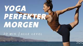Yoga Morgenroutine für alle Level | Herzöffner & Balance | 20 Min. Perfekter Morgen ☀️🌊