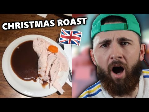 American Rates OUTRAGEOUS British Christmas Dinners!