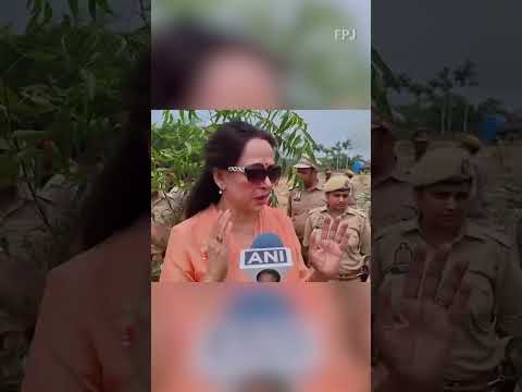Hema Malini Plants Trees in Vrindavan for 'Maa Ke Naam' Drive