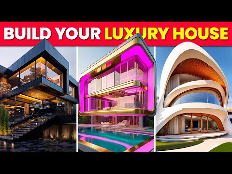 Would You Rather...? Build Your FUTURISTIC Luxury House 🤖💎🏠🌈