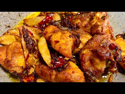 AYAM GORENG BERLADO MUDAH DAN SEDAP SUAMI ISTERI MAKAN MENAMBAH-NAMBAH