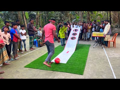 বোর্ডের ৩ গর্তের অসাধারণ খেলা? Village fun game 🙈