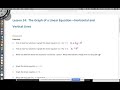 Graphing Equations and Analyzing Functions