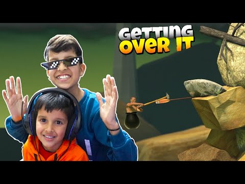 Playing getting over it with my Brother 🥰