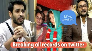 Tamasha Contestant Saif Ali Khan Breaking All Records On Twitter | Saif Ali Khan Ki Shadi