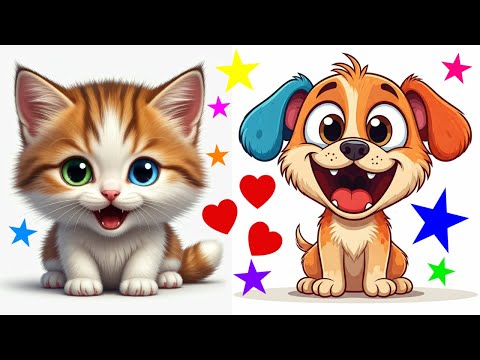 Adorable Baby Animals for Kids! 🐶🐱🐰🐿️