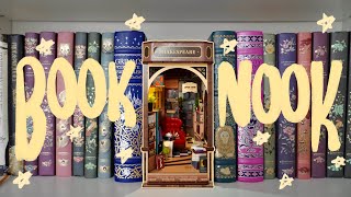 building a book nook: bookstore edition