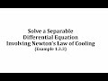 Coffee Temperature and Cooling Concepts