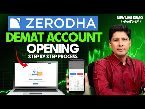 Zerodha Demat Account Opening | How to Open Zerodha Account in Telugu |New Free Zerodha Account 2025