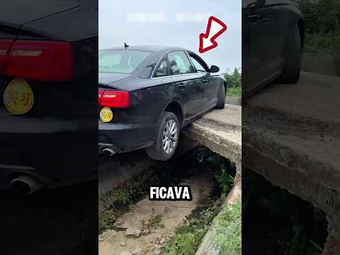 Incrível dirigir em uma PONTE estreita 😮