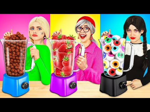Tantangan Masak Aku vs Nenek | Siapa Menang Pertarungan Rahasia Dapur dengan Wednesday oleh RATATA