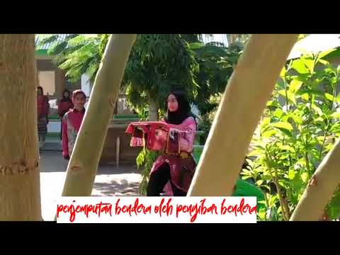 HUT RI DI SMKN AMPERA PETUGAS PENGIBAR BENDERA TUR