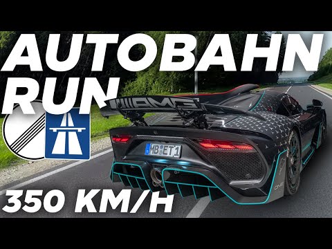 350KM/H Autobahn Run in meinem Mercedes-AMG ONE | NO SPEED LIMIT