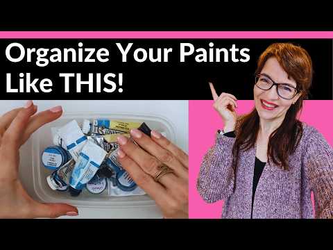 Organizing WATERCOLOR Painting Tubes and Colors (Steal my System!)