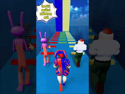 Chạy Thang | Jax và Pomni chiến đấu vì tình yêu hạnh phúc #shorts