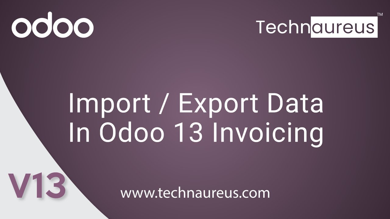 Import  Or Export Data In Odoo 13 Invoicing | 2/26/2020

ERP store & process the entire database of an organization to arrive its conclusions. But sometimes we have to import a new set ...