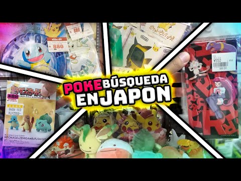 Buscando OBJETOS de POKEMON en Tiendas de Segunda en JAPON (HAY DE TODO)