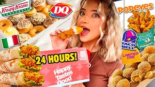 Eating Only LIMITED TIME FAST FOOD Items For 24 HOURS!!