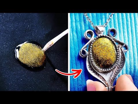 Como criar uma obra-prima: Pingente de impressão digital DIY e outras joias! 💍✨