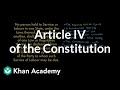Understanding Article 4 of the U.S. Constitution