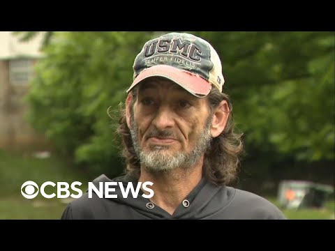 YouTube video thumbnail: West Virginia Resident Describes Panic After Flash Floods Swept Through Area