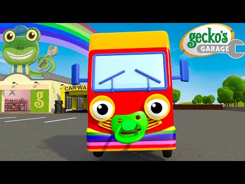 Where is BABY Rainbow Truck? | Gecko's Garage Songs｜Kids Songs｜Trucks for Kids