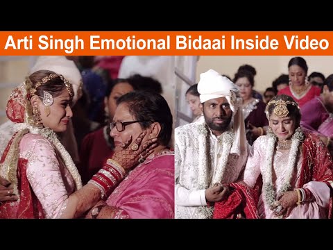 Arti Singh Cries Inconsolably, Hugs Krushna Abhishek and Kashmera Shah During Her Bidai