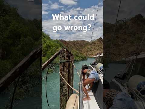 What could go wrong? 😱 #sailor #sailinglife #scary #nervous #shorts #trending #video #sailboat