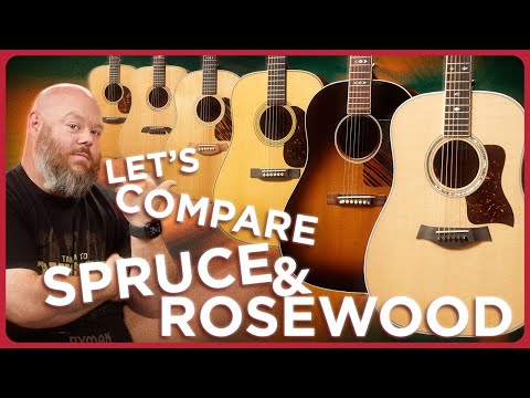 The Ultimate Dreadnought Comparison | Spruce & Rosewood Acoustic Guitars from Martin, Taylor, & More