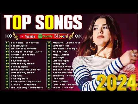 Miley Cyrus, Maroon 5, Bruno Mars, Adele,The Weeknd, Ed Sheeran, Rihanna💖 English Songs 2024