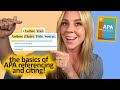 Understanding APA Referencing and In-Text Citations