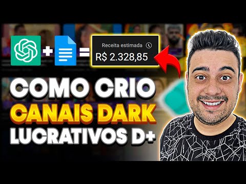 COMO EU CRIO Canais Dark em MASSA para Ganhar Dinheiro no YouTube em 2025