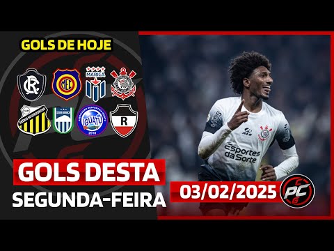 ⚽️ TODOS OS GOLS DESTA SEGUNDA 03/02/2025 GOLS DOS ESTADUAIS, GOLS DE HOJE, GOLS DO DIA (COMPLETO)