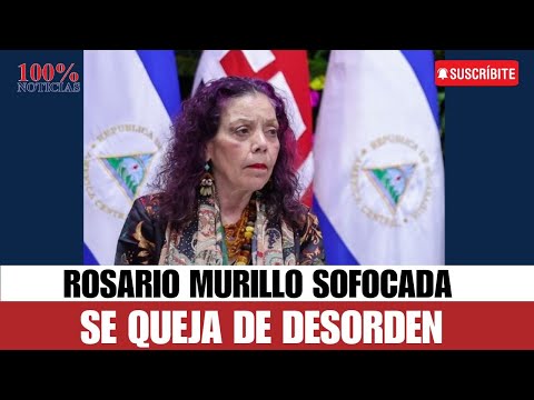 Rosario Murillo luce sofocada en transmisión con su carácter perturbador
